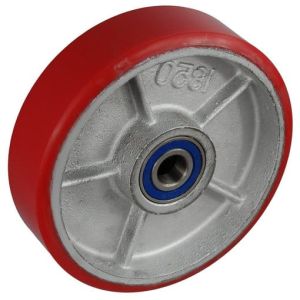 (127)Koło żeliwo poliuretan średnica 180 mm   