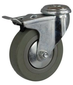 (823)Koła tworzywo gumowe ham 125 mm 