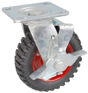 (1085)Koło  skrętne  z hamulcem 160 mm   