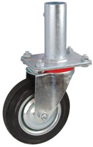 Koło do rusztowania skrętne 160mm otwór 36 mm   