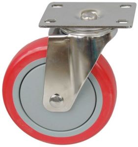 (697)Koło poliamid poliuretan  skrętne 75 mm  